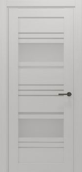 Міжкімнатні двері Gorgania Красія скло сатин/чорне