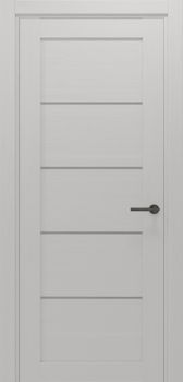 Міжкімнатні двері Gorgania Магура скло сатин/чорне