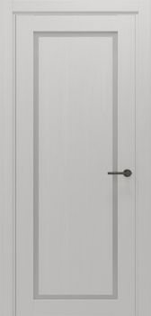 Міжкімнатні двері Gorgania Яворина скло сатин/чорне